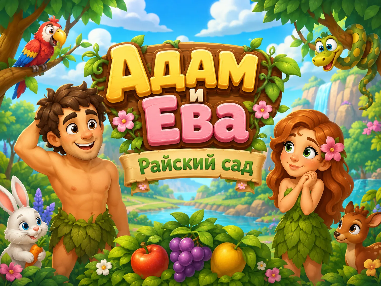 Адам и Ева - Райский сад